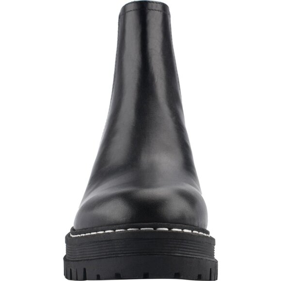 Marc Fisher Padmia Lug Sole Leather Chesea Boots - Picture 5 of 16